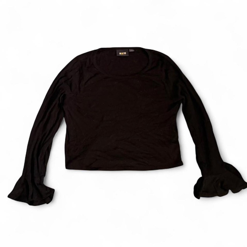 Anthropologie Maeve Flouncy Top with Bell Sleeves
